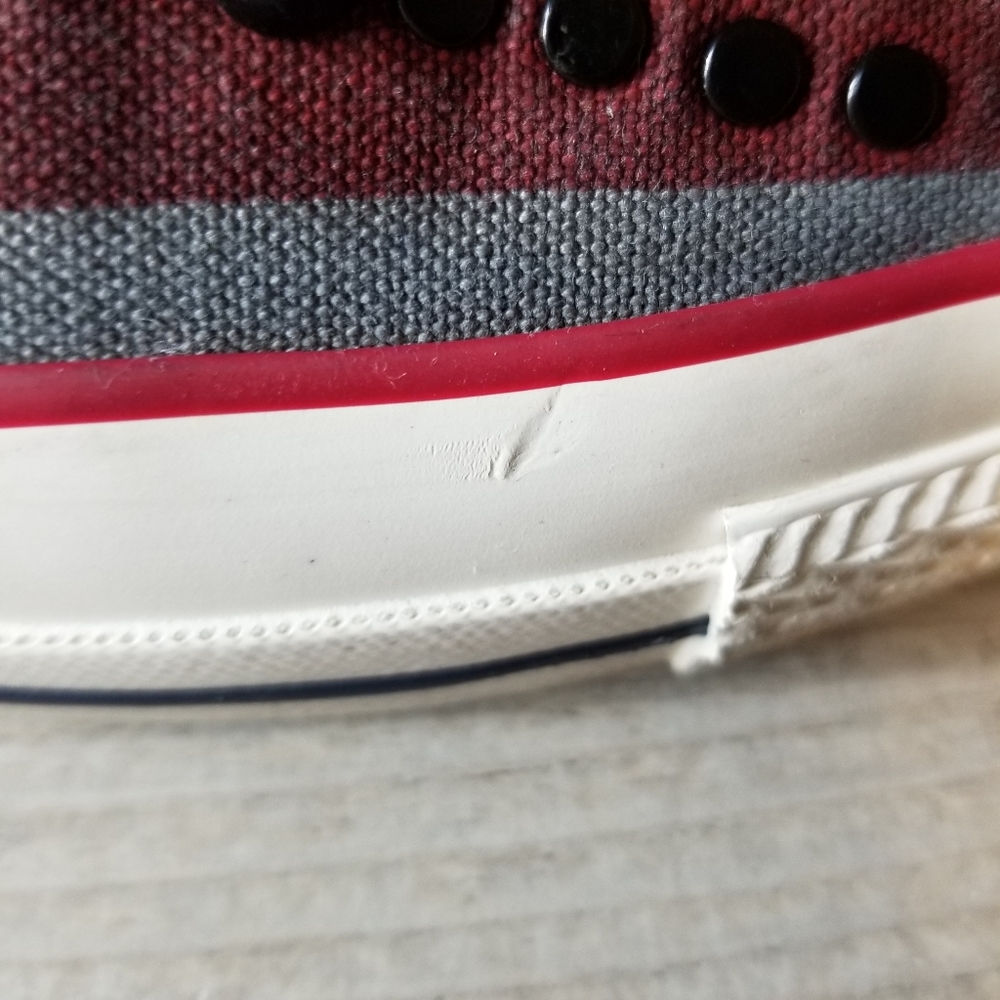 Converse Chuck Taylor All Star Washed Canvas USA Flag Studded Turtledove… - Picture 12 of 12